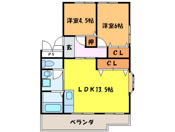 マンション桜台の物件間取画像